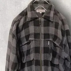 RED LETTER 古着 チェック柄ジャケット ブロック アメリカ
