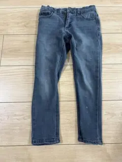 ZARA スキニーパンツ グレー　ウエスト調整　110