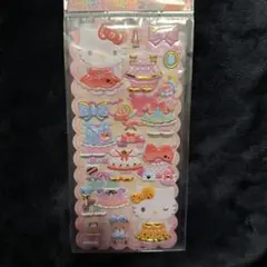 サンリオ　ファッションコーディネートシール　ぷくぷくシール　ハローキティ
