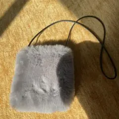 フェイクファー ショルダーバッグ