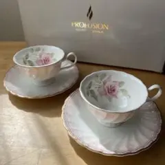NARUMI PROFUSION ブイヨンセット ナルミ プロフュージョン PROFUSION カップ&ソーサー 5客 箱入り