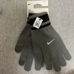 Nike Knit Grip グレー グローブ M