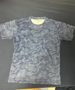 Prince テニスウェア Lサイズ 迷彩柄 Tシャツ 青 超美品