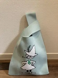 新品　MOOMIN ムーミン　スナフキン　リブニットトートバッグ　2way