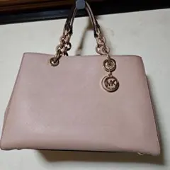 「未使用に近い] Michael Kors ピンク トートバッグ
