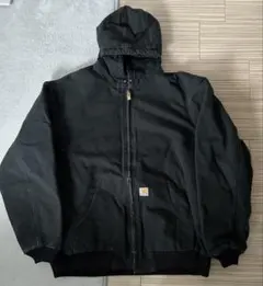 カーハート アクティブジャケット 裏キルティング ブラック USA製sizeXL
