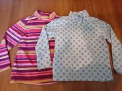 長袖タートルネックカットソー 2枚セット　ユニクロ