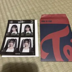 TWICE THIS IS FOR 追加公演 ダヒョン　証明写真ステッカー
