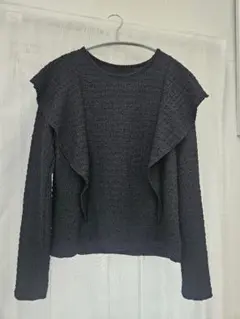 ブラック 長袖 トップス Ｓ