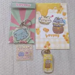 Lovezz らぶいーず　アクリルキーホルダー ステッカー セット