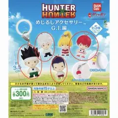 4種セミコンプ HUNTER×HUNTER めじるしアクセサリー G.I.編