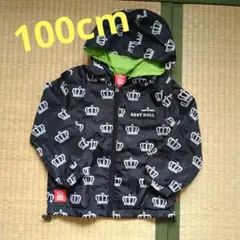 ★No.322★BABY DOLL★王冠柄マウンテンパーカー★100cm