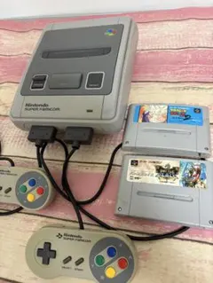 Nintendo Super Famicom 本体 + ゲームソフト2本