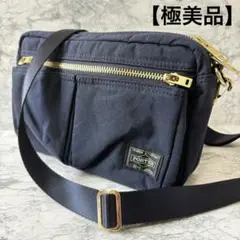 新品同様！ポーター ショルダーバッグ ネイビー ドラフト