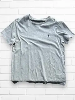 PORORALPHLAUREN　グレー　Tシャツ　ポニー刺繍　メンズM
