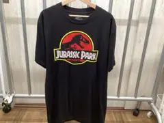 JURASSIC PARK Tシャツ ブラック クルーネック