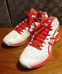 ASICS バレーボールシューズ ホワイト/レッドのサムネイル