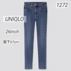 い*イ様 1272 UNIQLO ユニクロ ハイライズスキニーアンクルジーンズ