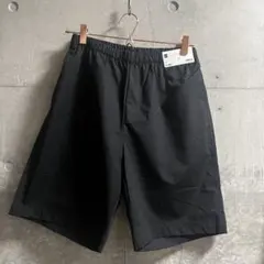 GU コットンブレンドイージーハーフパンツ ブラック Sのサムネイル
