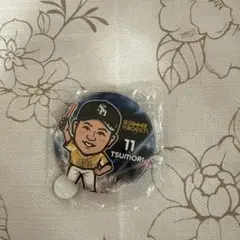 津森選手 11番 バッジ