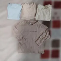 子供用長袖Tシャツ 4枚セット サイズ100 110