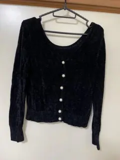 ROYAL PARTY ブラックニットセーター Fサイズ