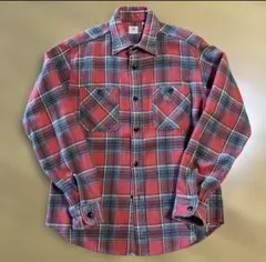 SUGAR Caneレッド チェックネルシャツ S 美品　シュガーケーン