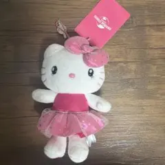 USJ限定 ハローキティ ぬいぐるみキーチェーン ピンクのサムネイル