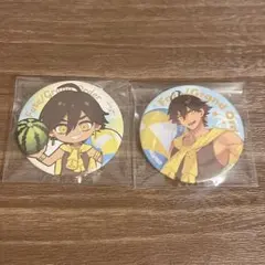 fgo スイパラ 海の家 缶バッジ オジマンディアス 2種セット - メルカリ
