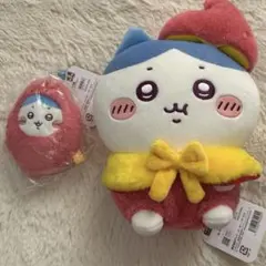 ちいかわ もぐもぐ本舗川越　ハチワレ おいもなぬいぐるみ マスコットタグ付き