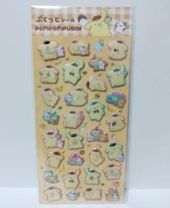 新品 サンリオ ポムポムプリン ぷくっと シール ステッカー sticker