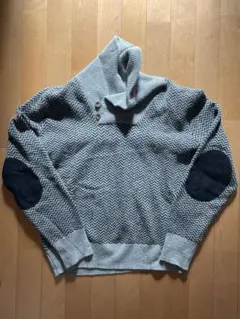 新品タグ付き❣️グッド グリーフCREWNECKNO SLEEVETOP ネイビー GOOD GRIEF 経堂) グッドグリーフ ニット スヌード RIBBED KNIT SNOOD