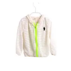 かわいい キッズ用 ボーダー 薄手 カーディガン ラッシュガード 長袖 日焼け