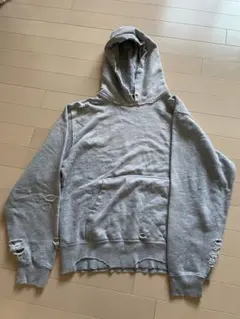 LAPENフードパーカー　グレーMサイズ