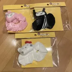 にしむらゆうじ✖️サンリオマイメロ、クルミ、Kittyぬいぐるみシュシュ