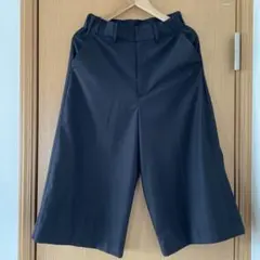 ジーナシス　e L ブラック キュロット パンツ ワイドシルエットのサムネイル