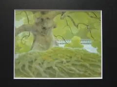 値下げしました。 山口華楊、燕子花（かきつばた） net限定】高島縮 20/20 藍捺染（あいなせん） スタンドカラー