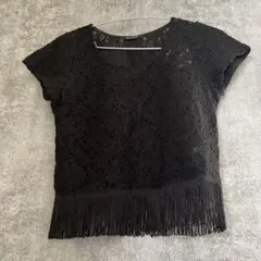 oneway フリンジ付レーストップス　Mサイズのサムネイル