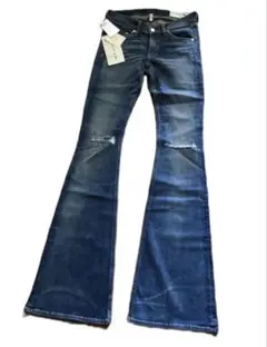 Y2K 新品 rag & bone フレアデニム ダメージ 鬼ヒゲ グランジのサムネイル