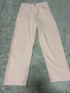 Dazy ピンク ジーンズ ストレート パンツ S