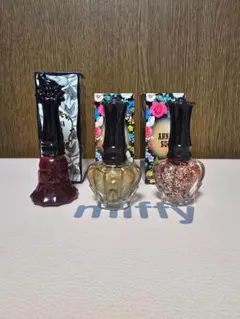 新品未使用☆ANNA SUIネイルカラー3本セット