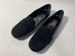 U44◆新品◆CLUB DE SAKI本革フラットシューズ22.0 3E日本製