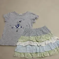 KP Tシャツ　スカート　120