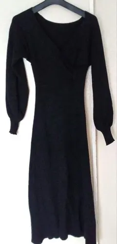 グレイル　アシンメトリーニットワンピース