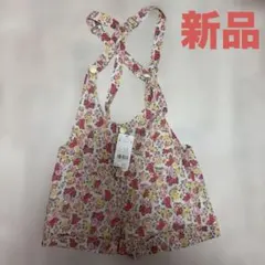 新品CECIL McBEE フラワープリント サロペット