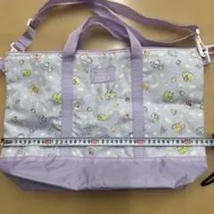 すみっコぐらし トートバッグ レッスンバッグ 手提げ　水弾き