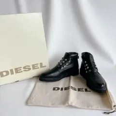 希少【未使用品】DIESEL　ブーツ　スタッズ　箱保存袋付きのサムネイル