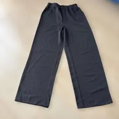黒 ワイドパンツ