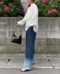 新品未使用 select MOCA クロスウエストグラデーションデニム