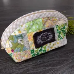 で*ん様 ハンドメイド☆パッチワーク コインケース ミナペルホネン
